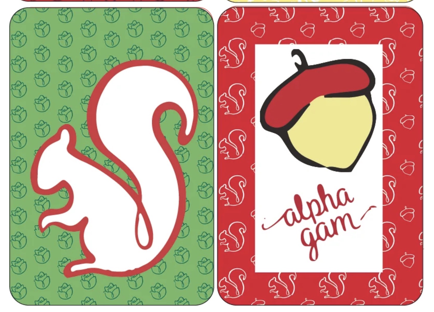 Mahjong Sisterhood Alpha Delta Gamma Bid Day Bundle - Mahjong Tiles, Mat, and Shufflers