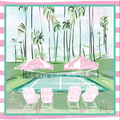 TENNIS IN PARADISE-MAHJONG MAT