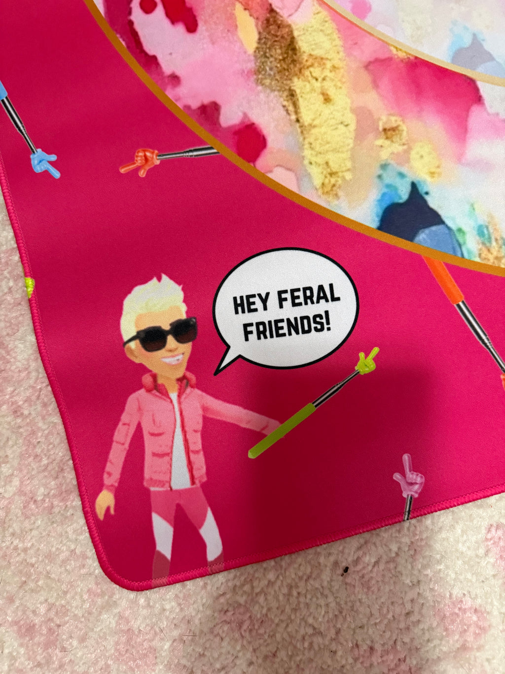 SBM THE FERAL JOY MAHJONG MAT LIMITED EDITION