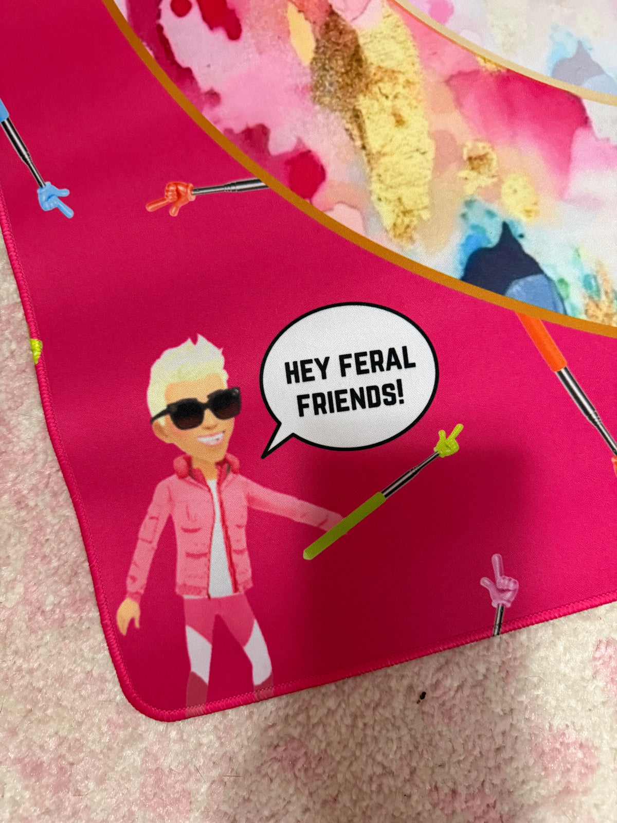 SBM THE FERAL JOY MAHJONG MAT LIMITED EDITION