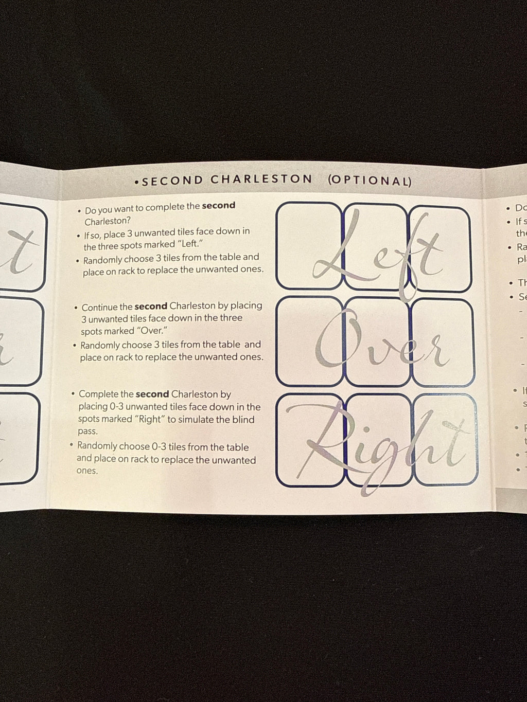 Mahjong Table for One Card