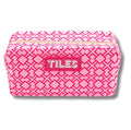 My Fair Mahjong Pink Geometric Tile Bag