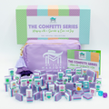 My Fair Mahjong Crystal Confetti Purple | Mahjong with a Sprinkle of Color
