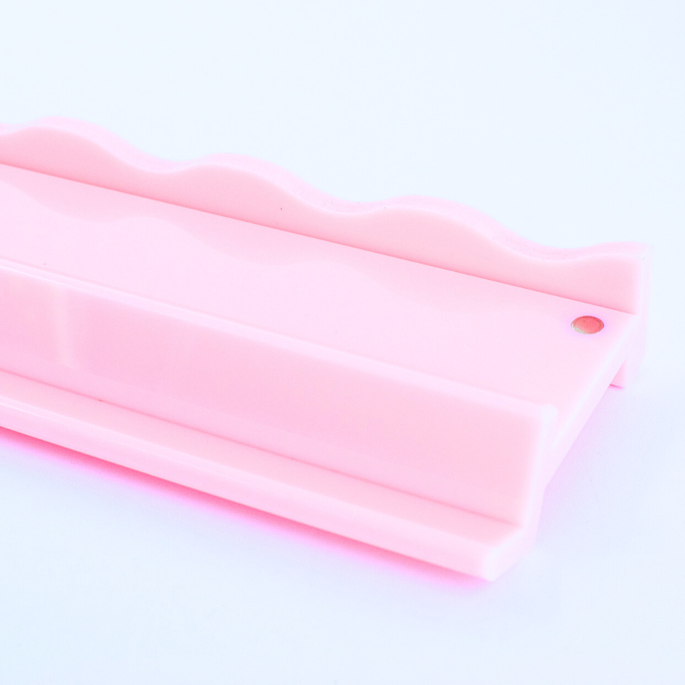 My Fair Mahjong MAHJONG RACK PUSHER ADD ON-MAGNETIC | Premium Acrylic Set(4): Confetti-Wavy-Green