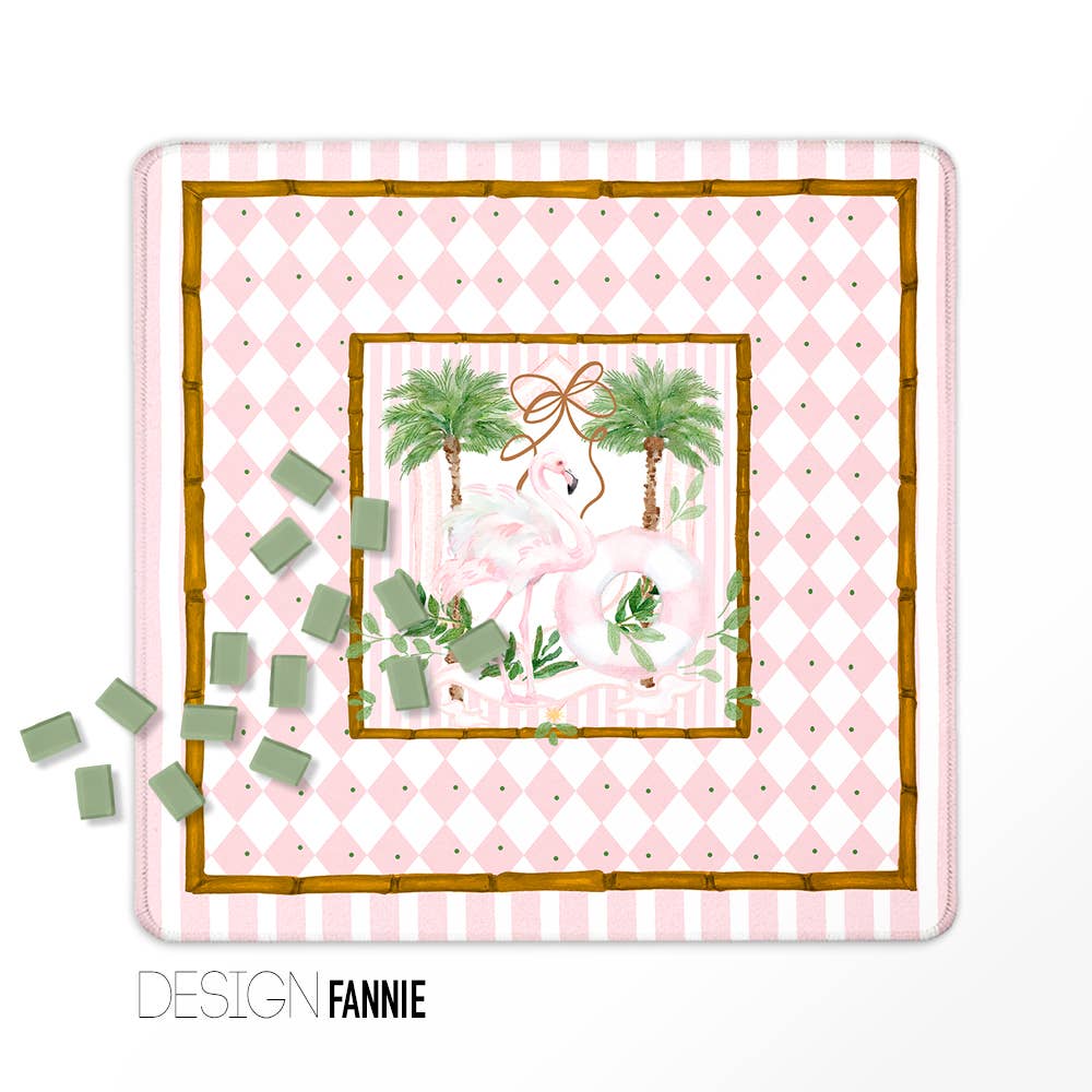 Mahjong Mat 31", Neoprene, Spring Collection: Lenora / Neoprene with bag