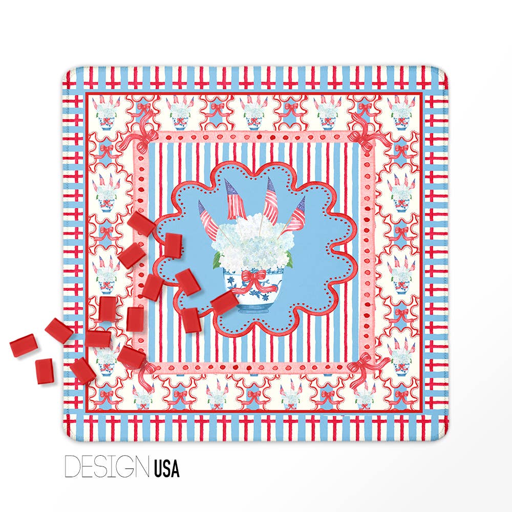 Mahjong Mat 31", Neoprene, Summer Collection: Darla / Neoprene with bag