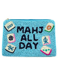 Seed Bead Mahj All Day Coin Purse 60-1012: AQ