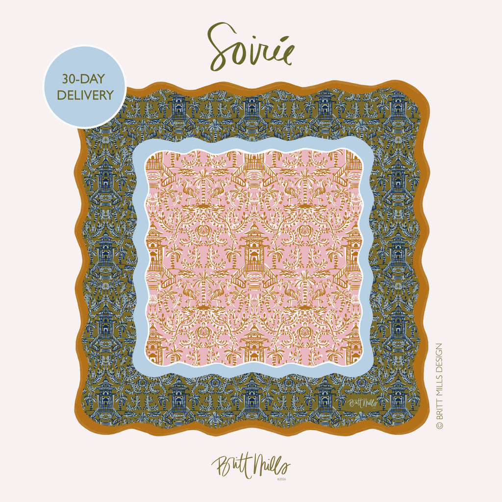 Britt Mills Mahjong Mats (Non-Neoprene): Mabel