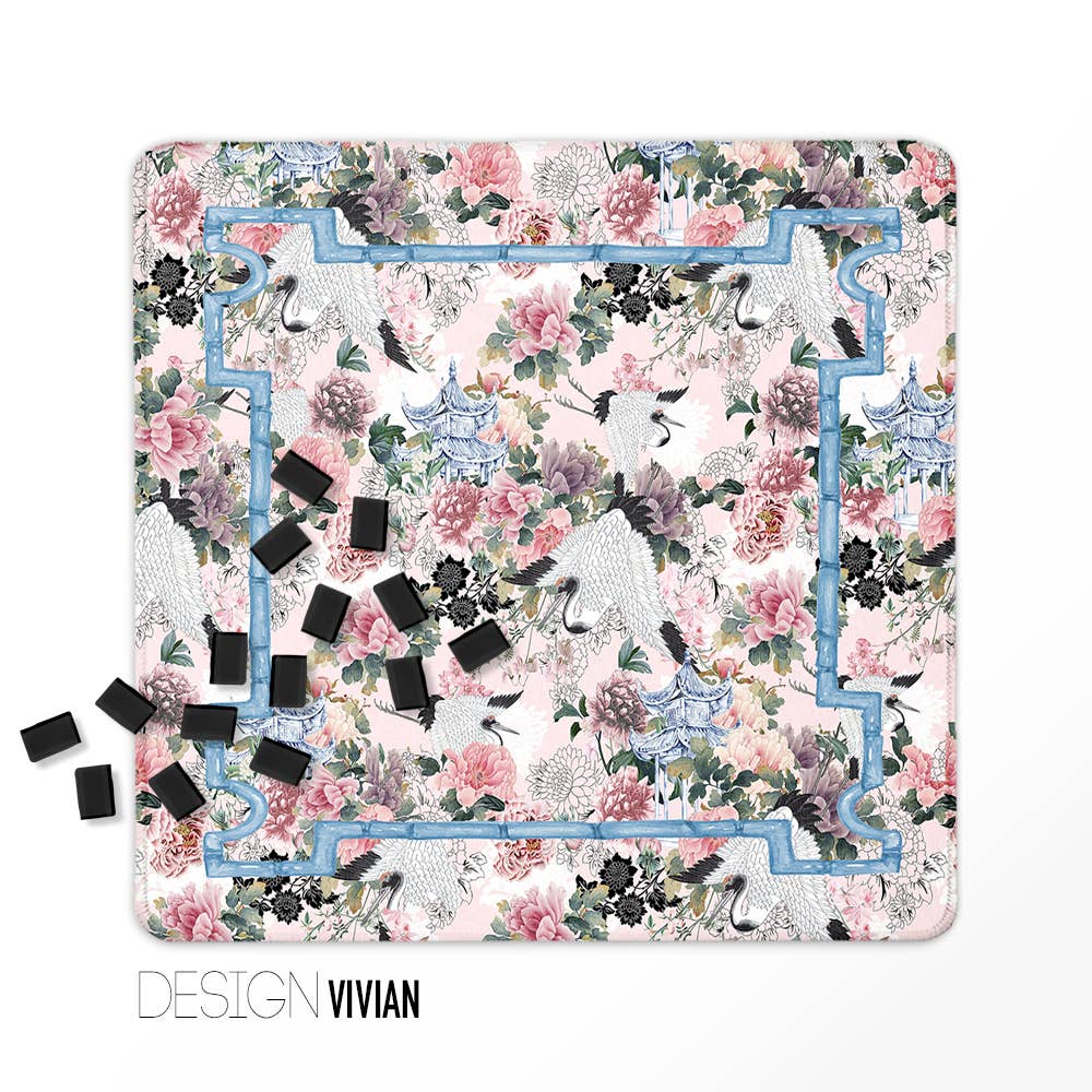 Mahjong Mat 31", Neoprene, Spring Collection: Callie / Neoprene with bag