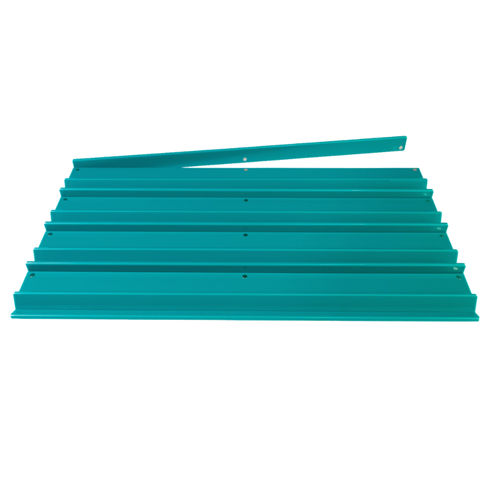 My Fair Mahjong MAHJONG RACKS | Premium Acrylic | 4 Racks + 4 Pushers: Solid Teal