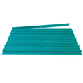 My Fair Mahjong MAHJONG RACKS | Premium Acrylic | 4 Racks + 4 Pushers: Solid Teal
