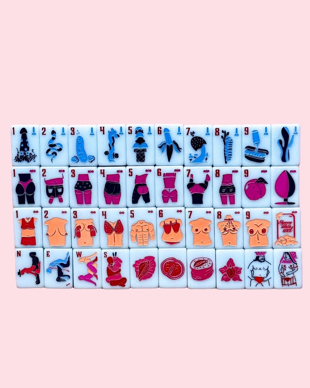The BLUE Dirty Mahj Set