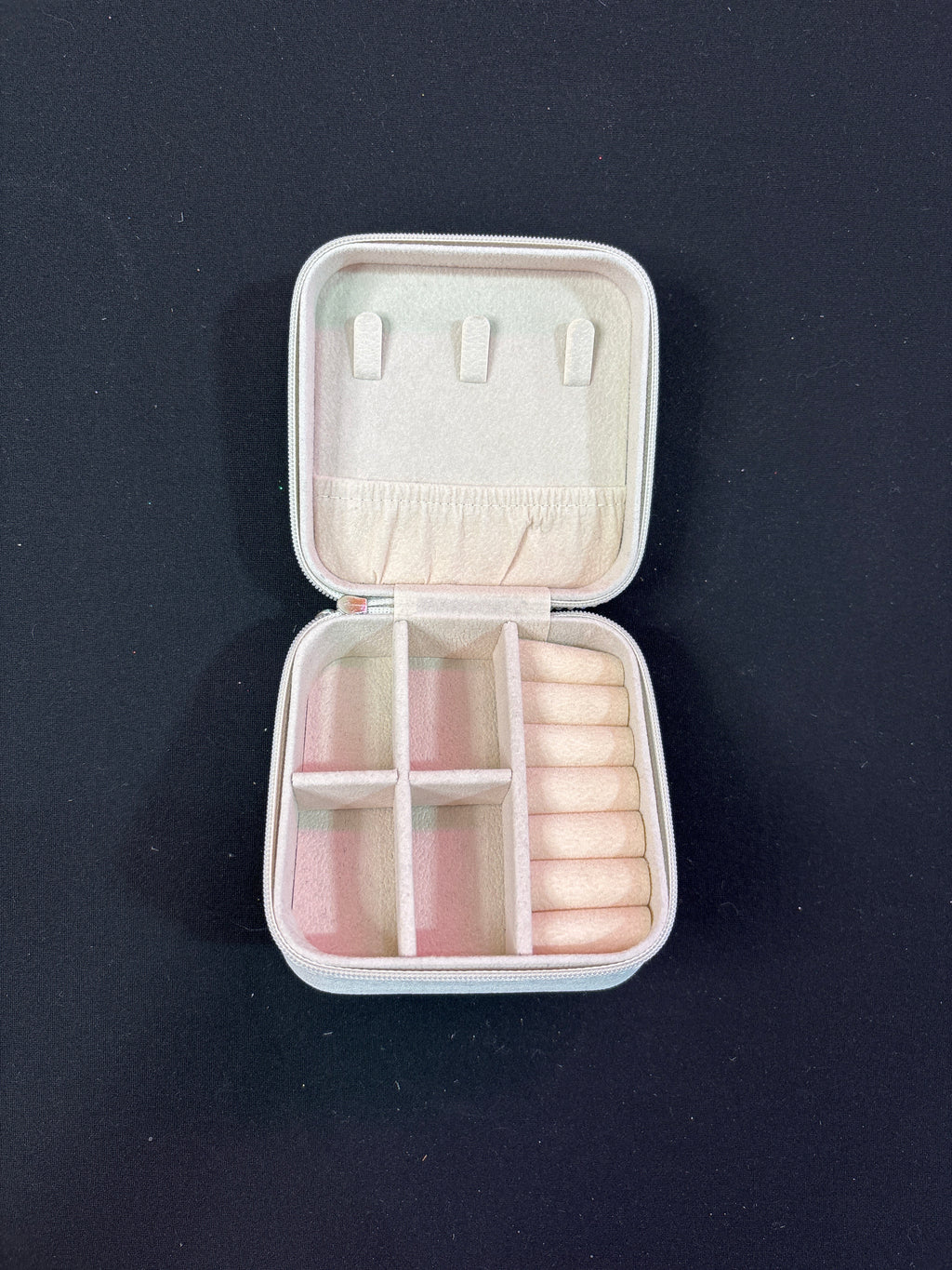 White Sparkle Jewelry Case Box