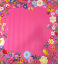 Bespoke Hot Pink Garden Mahjong Mat