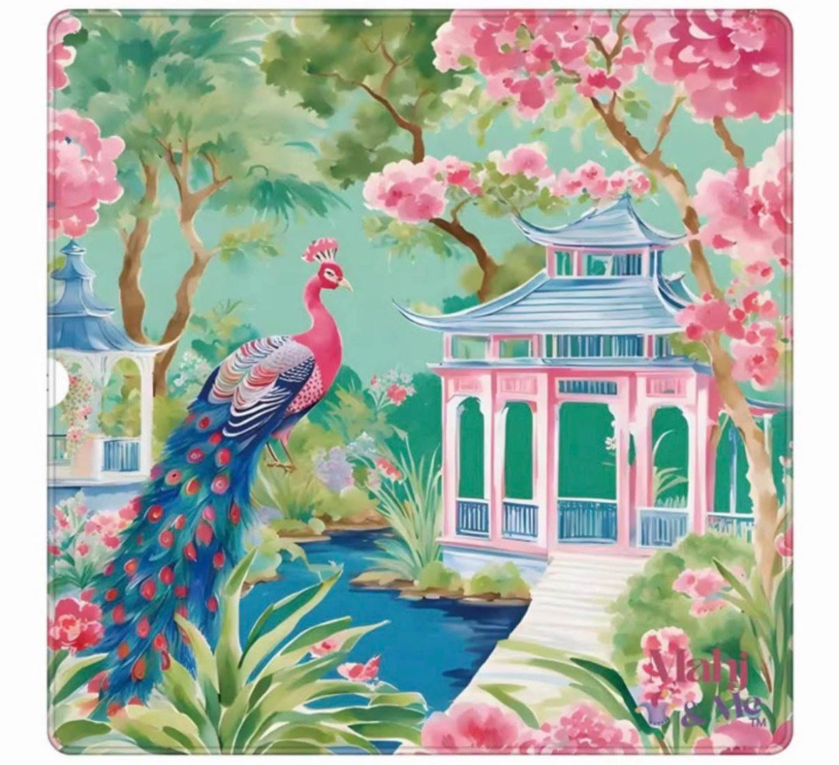 Mahj Peacock Mat