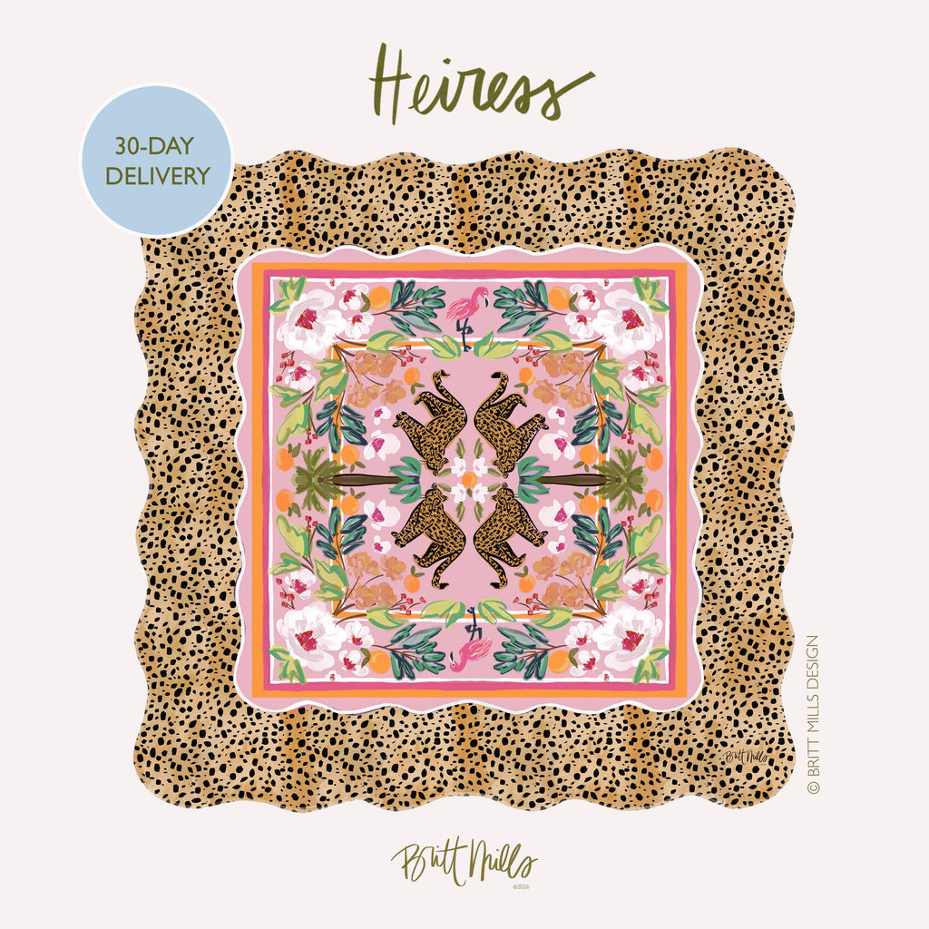 Britt Mills Mahjong Mats (Non-Neoprene): Royal Blooms