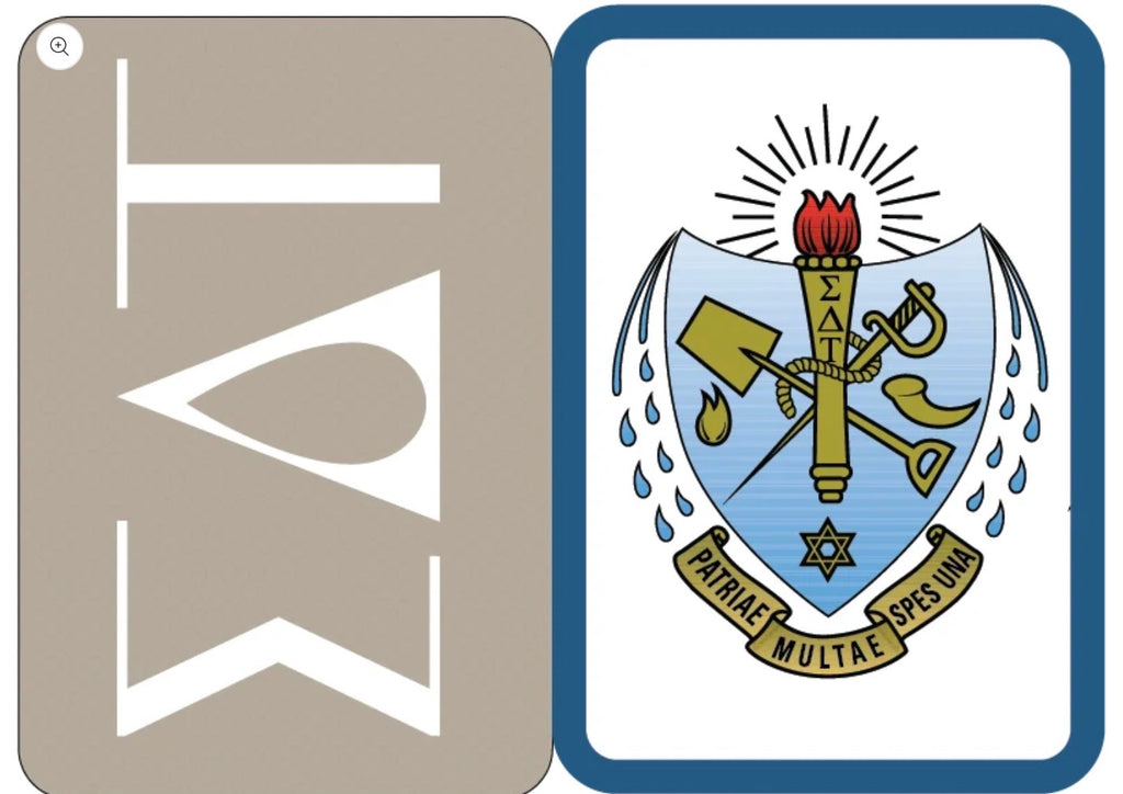 Mahjong Sisterhood Sigma Delta Tau Bid Day Bundle- Mahjong Tiles, Mat, and Shufflers