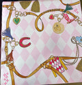 Year of Horse Light Pink Double Sided Bespoke Mahjong Mat
