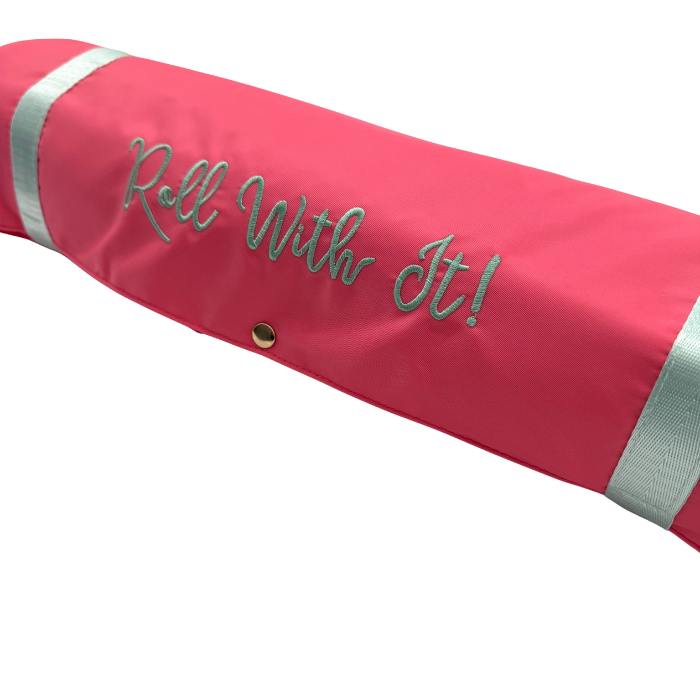 Roll With It - Rack Roller Bag - Mahjong Rack & Pusher Pink & Mint -
