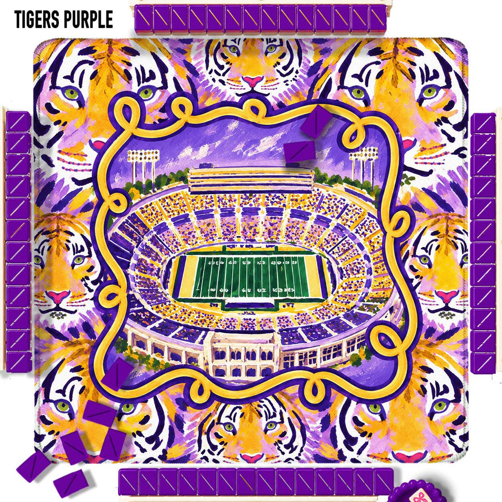Mahjong Mat 31", Football, Grace Christian Rams Knoxville TN Tennessee
