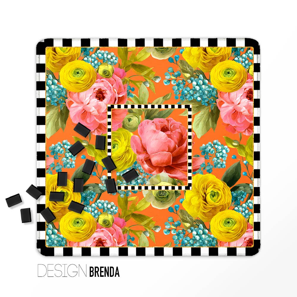 Mahjong Mat 31", Neoprene, Spring Collection: Lenora / Neoprene with bag