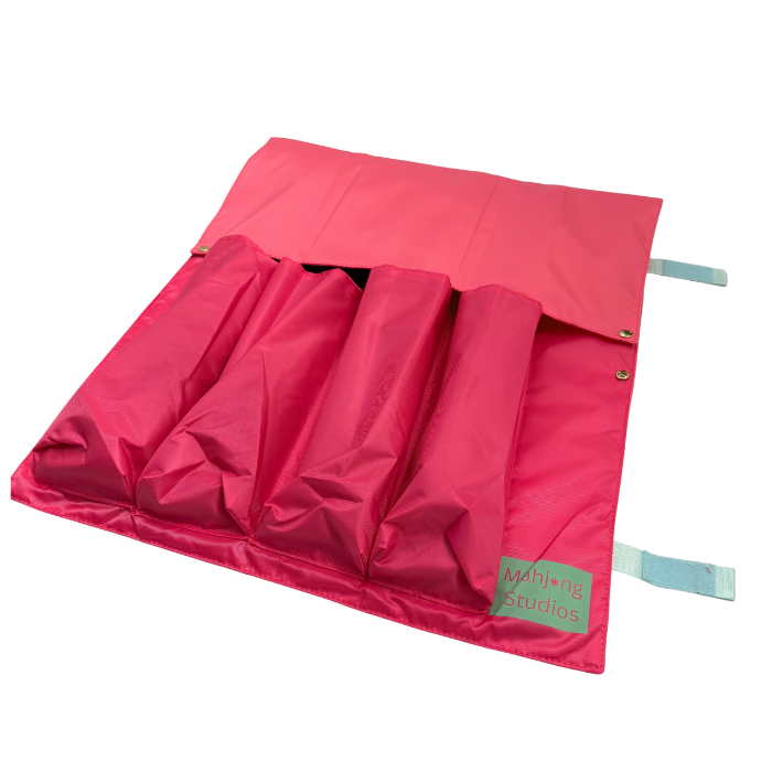 Roll With It - Rack Roller Bag - Mahjong Rack & Pusher Pink & Mint -