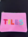 Pink Mahjong Bag