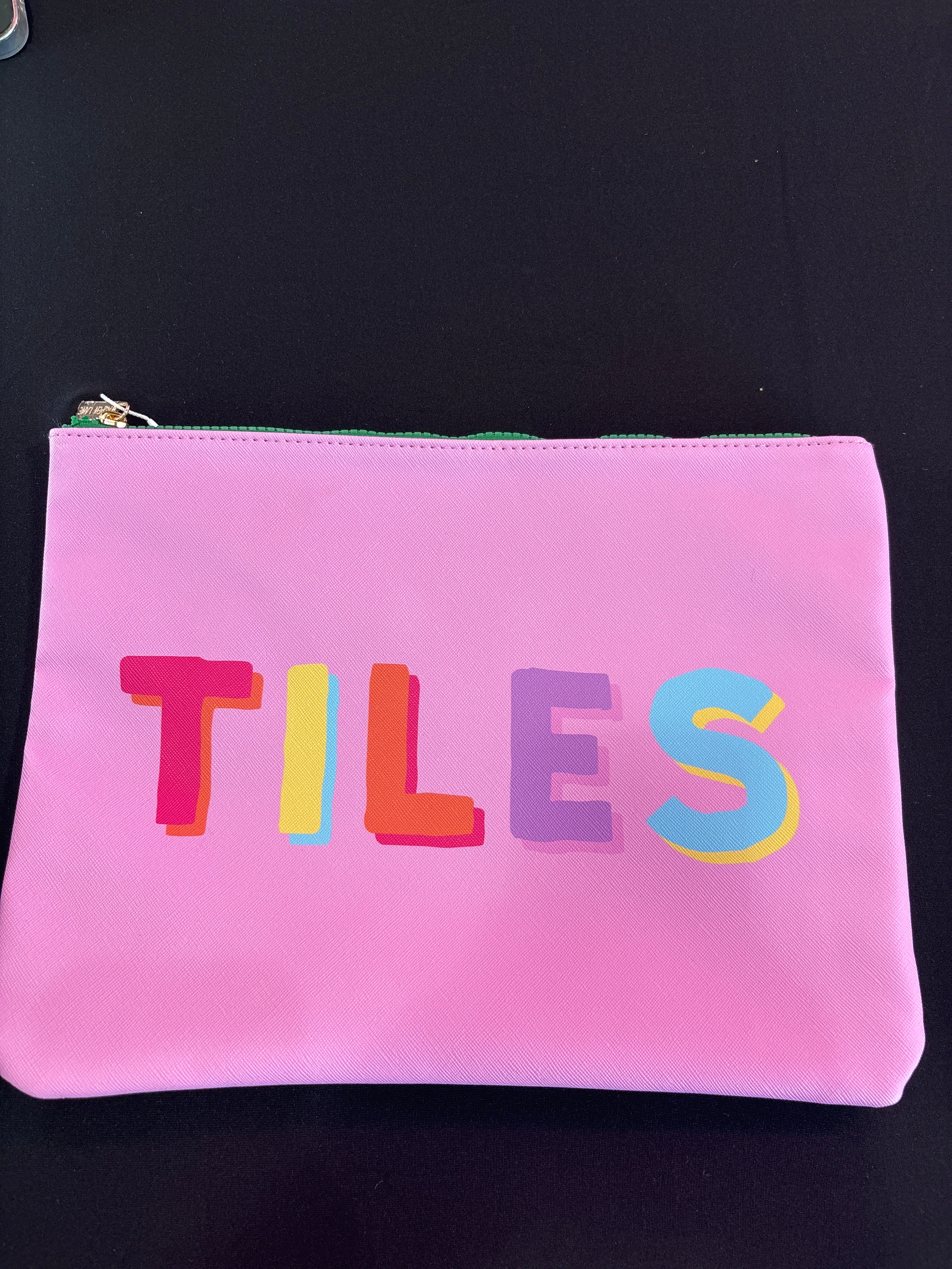 Pink Mahjong Bag