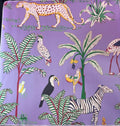 Bespoke Purple Zebra Double Sided Mahjong Mat