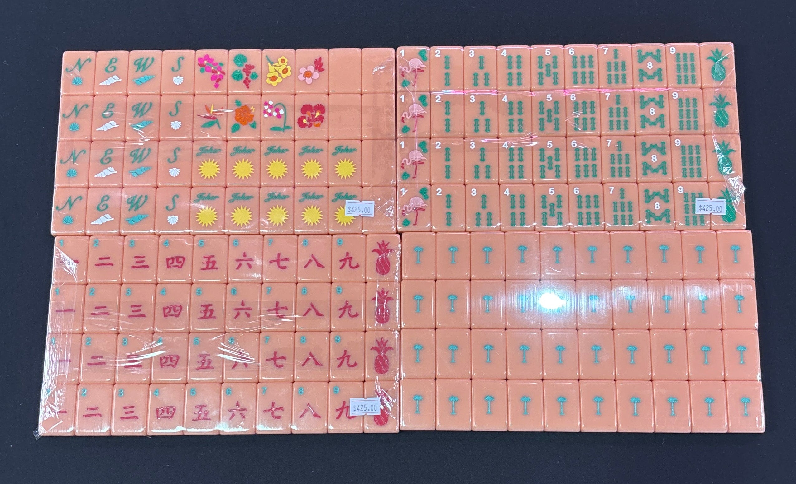 The Mahjong House- Island Collection Salmon CLEARANCE - MUST GO!!!