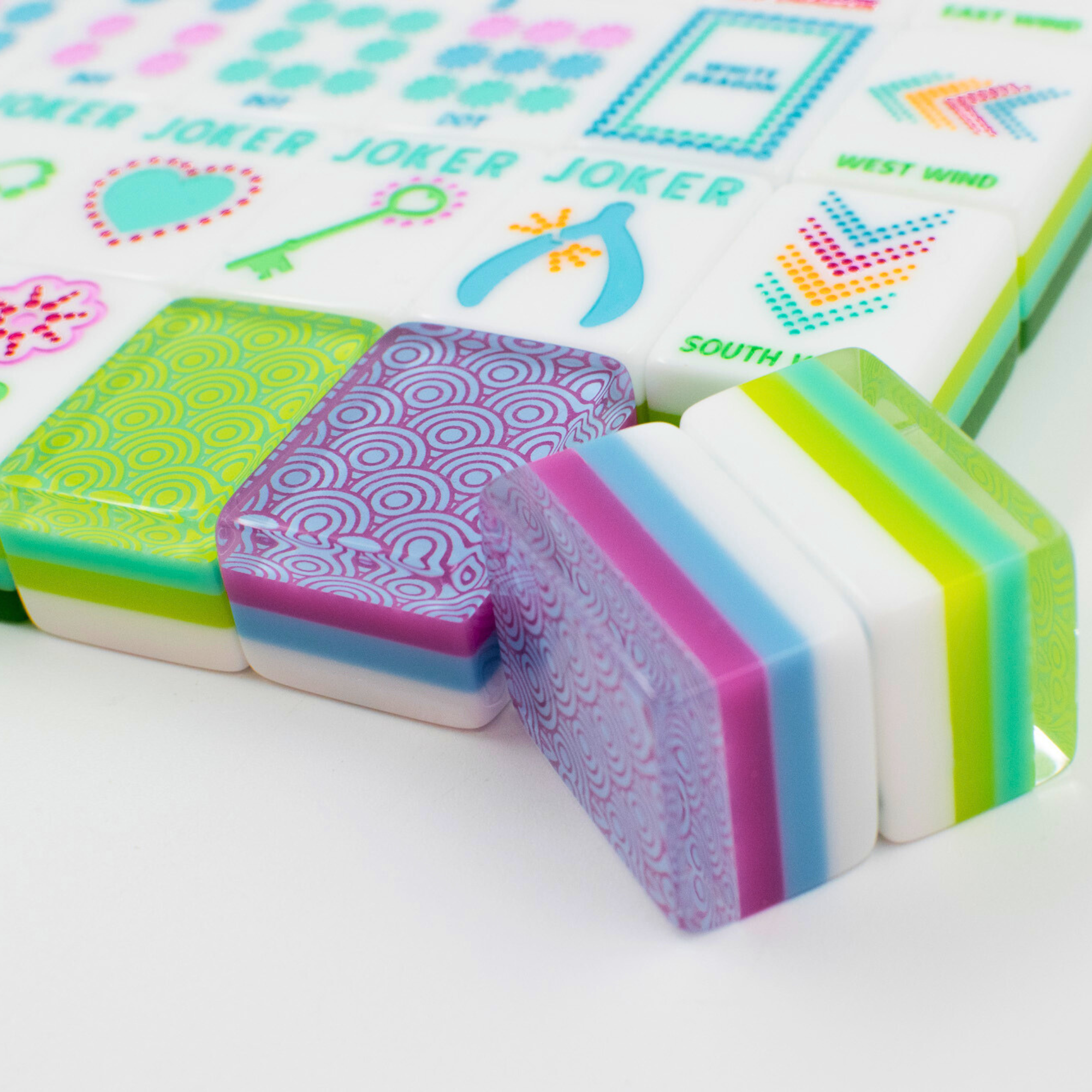 My Fair Mahjong Crystal Confetti Purple | Mahjong with a Sprinkle of Color
