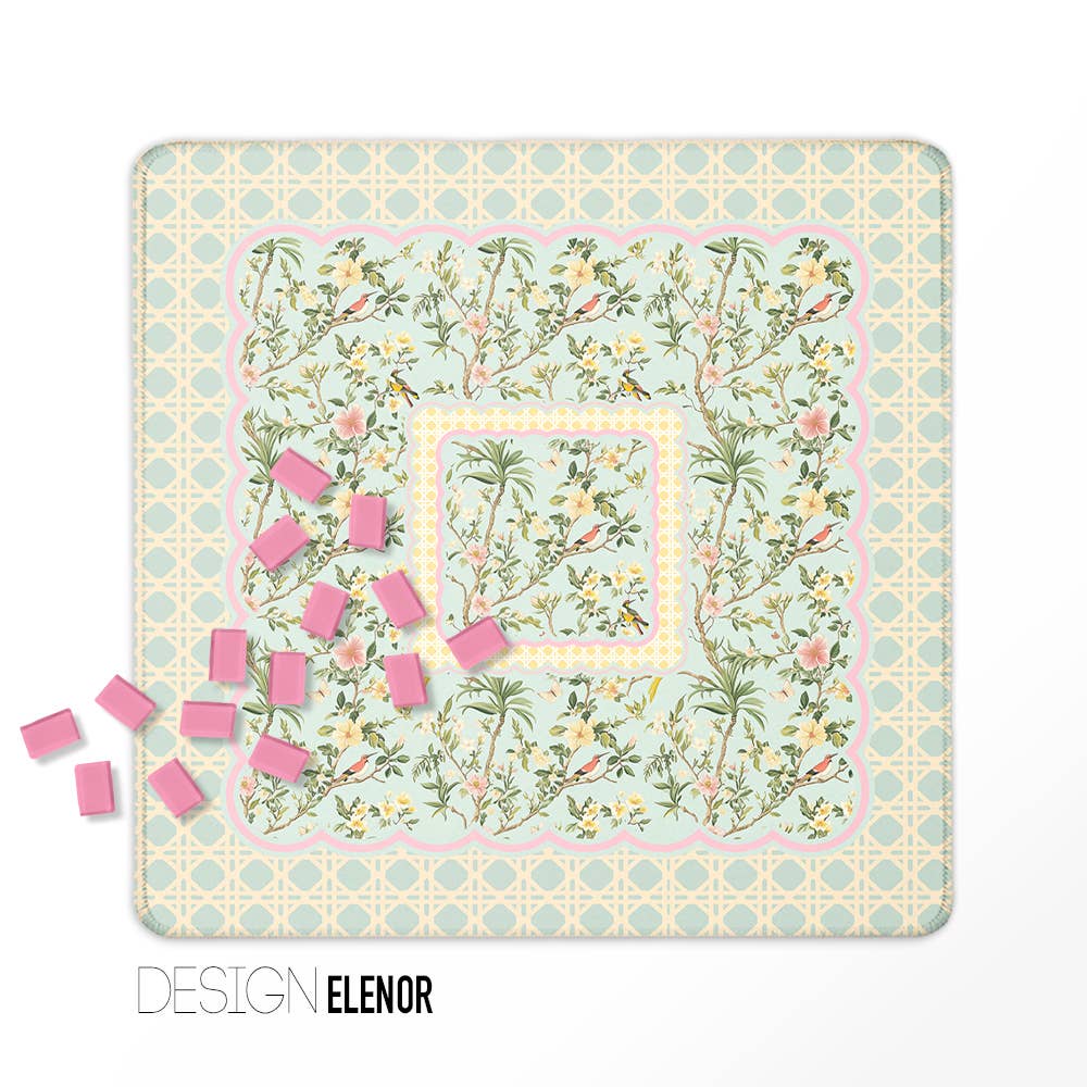 Mahjong Mat 31", Neoprene, Spring Collection: Lenora / Neoprene with bag