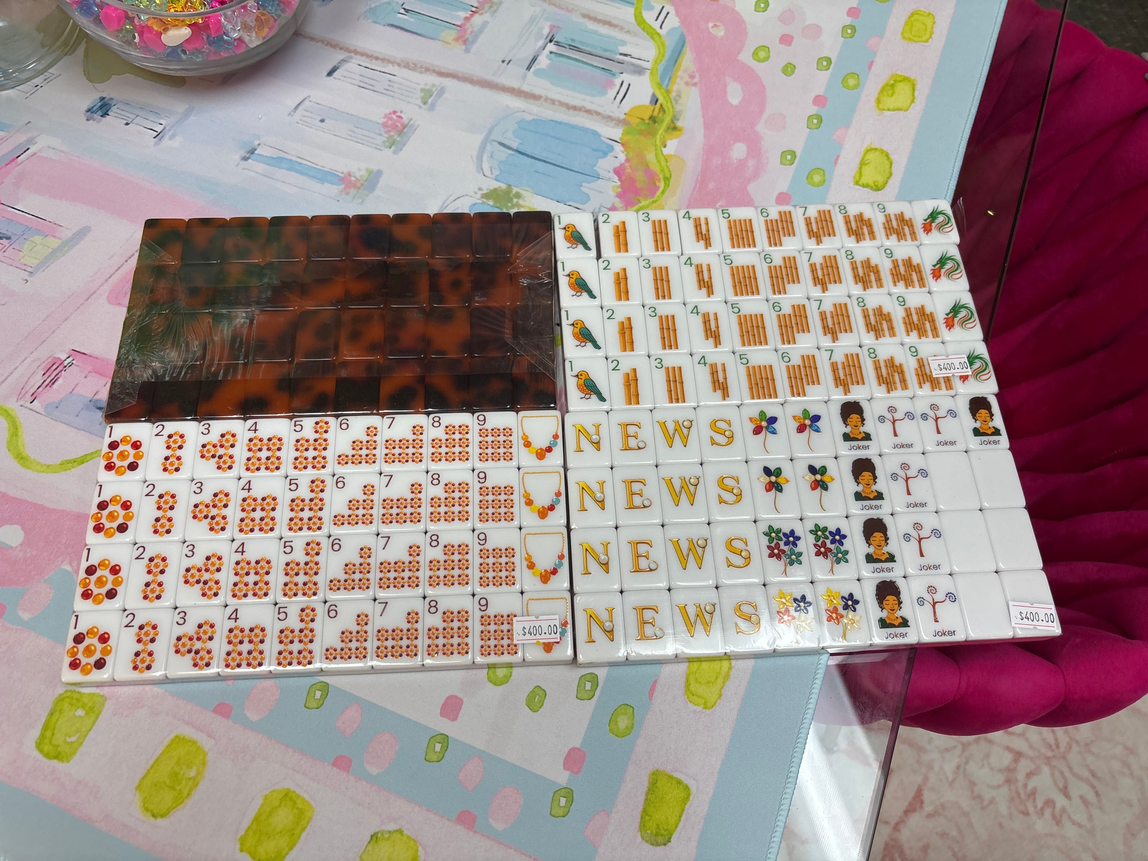 Mahjong Studios- Amber Jade tiles