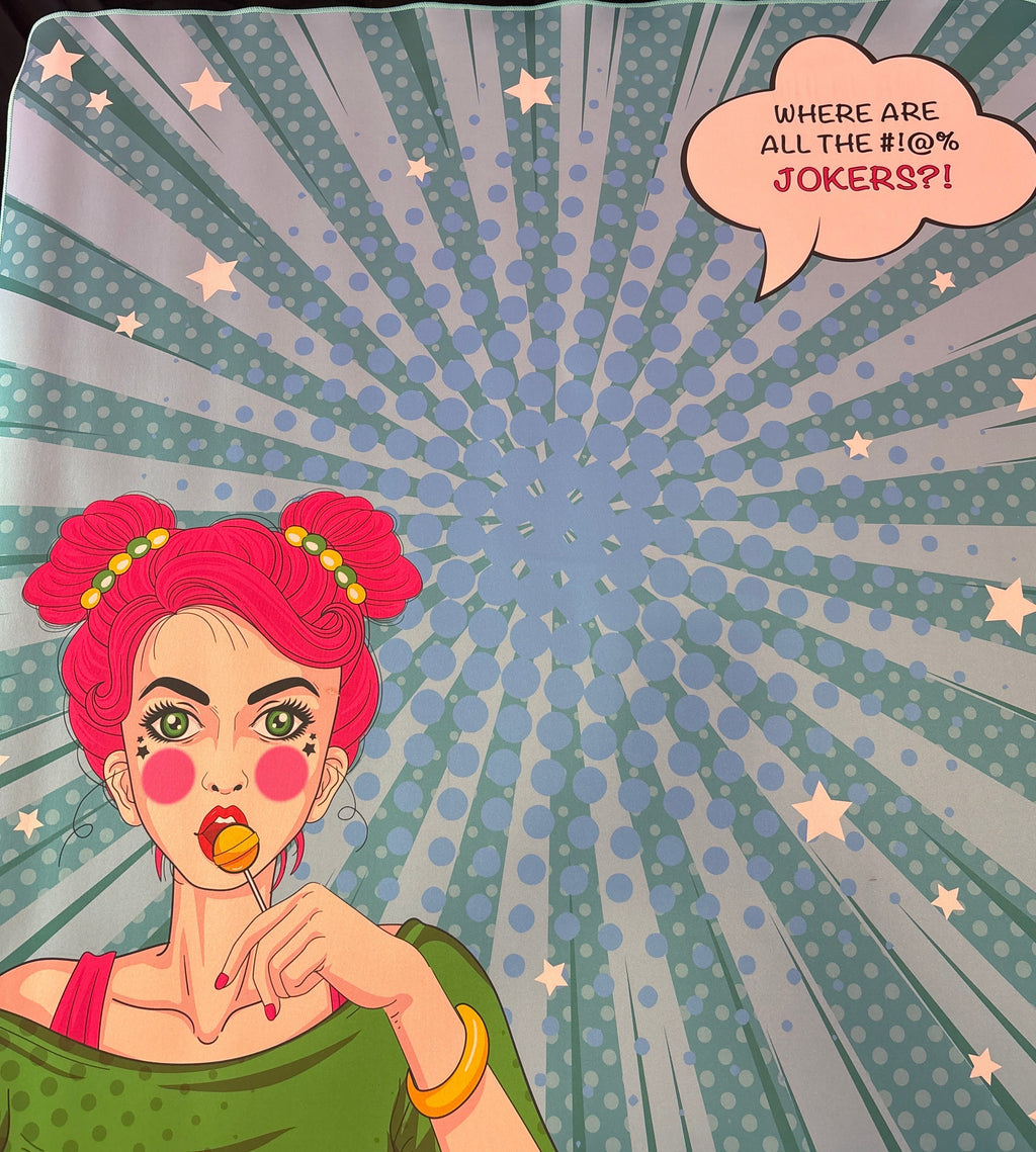 Bespoke Double Sided Pop Diva Mahjong Mat