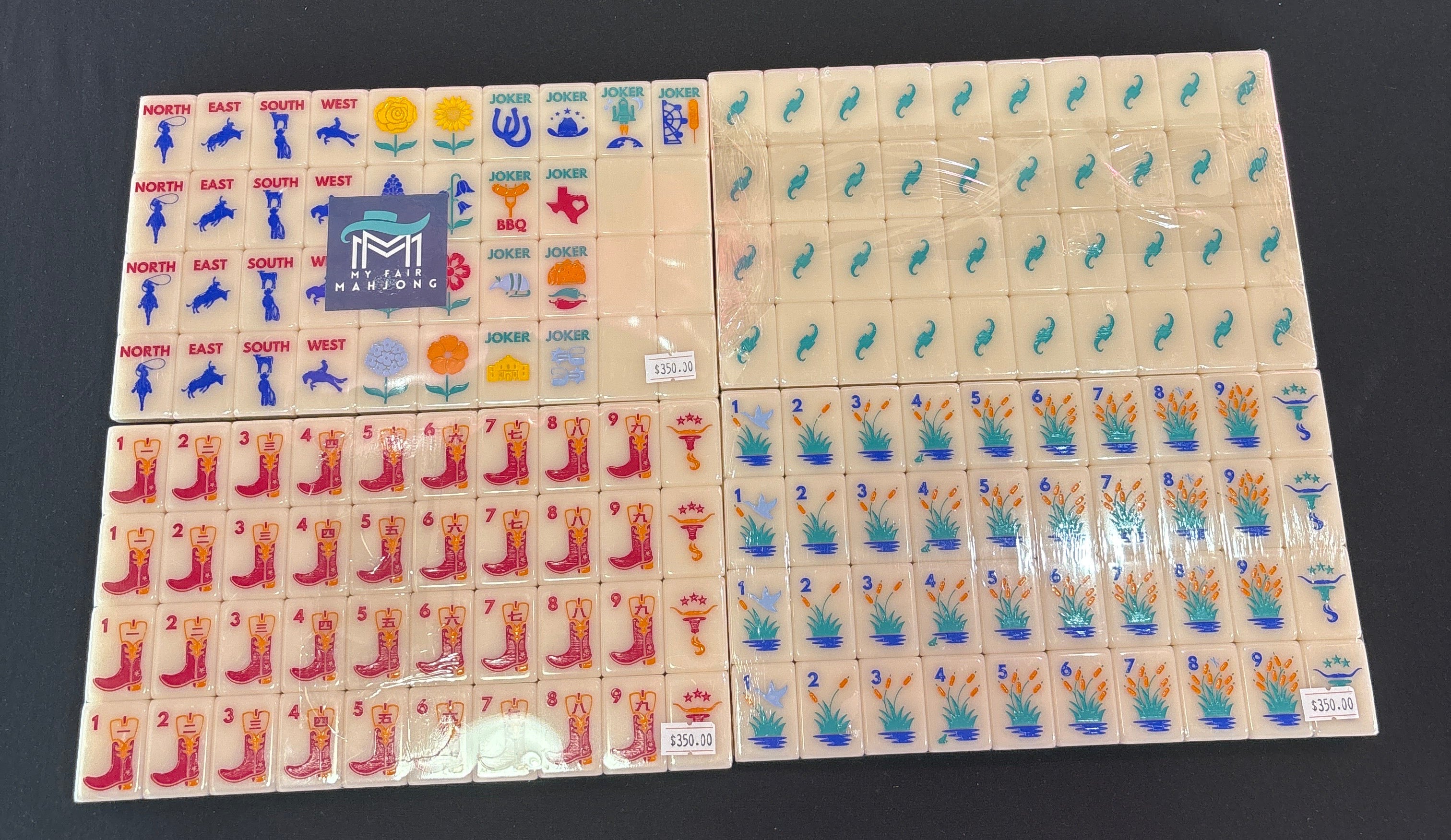 My Fair Mahjong Texas Pink Tiles