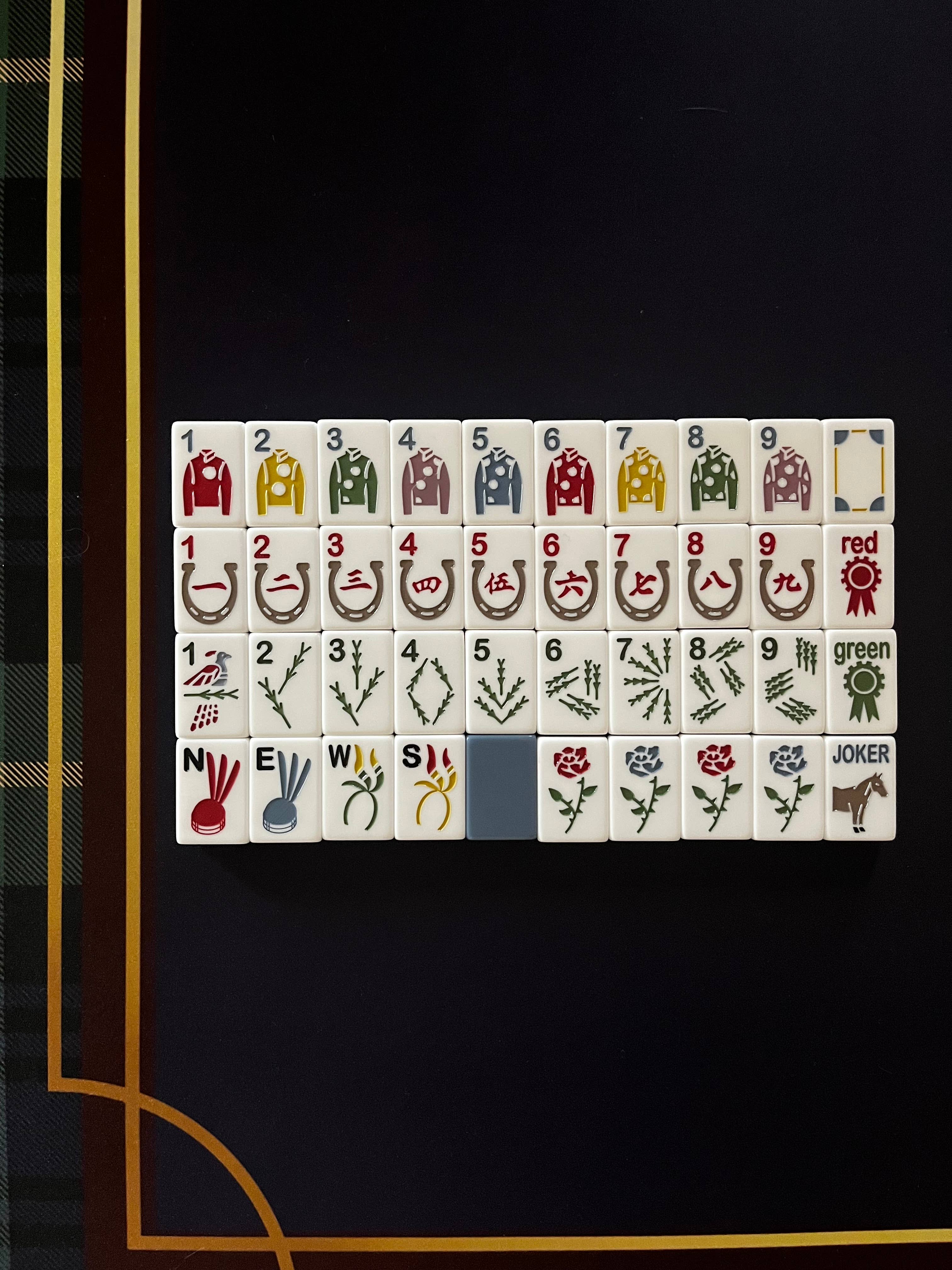 Luxe Polo Club (Equestrian) Mahjong Set