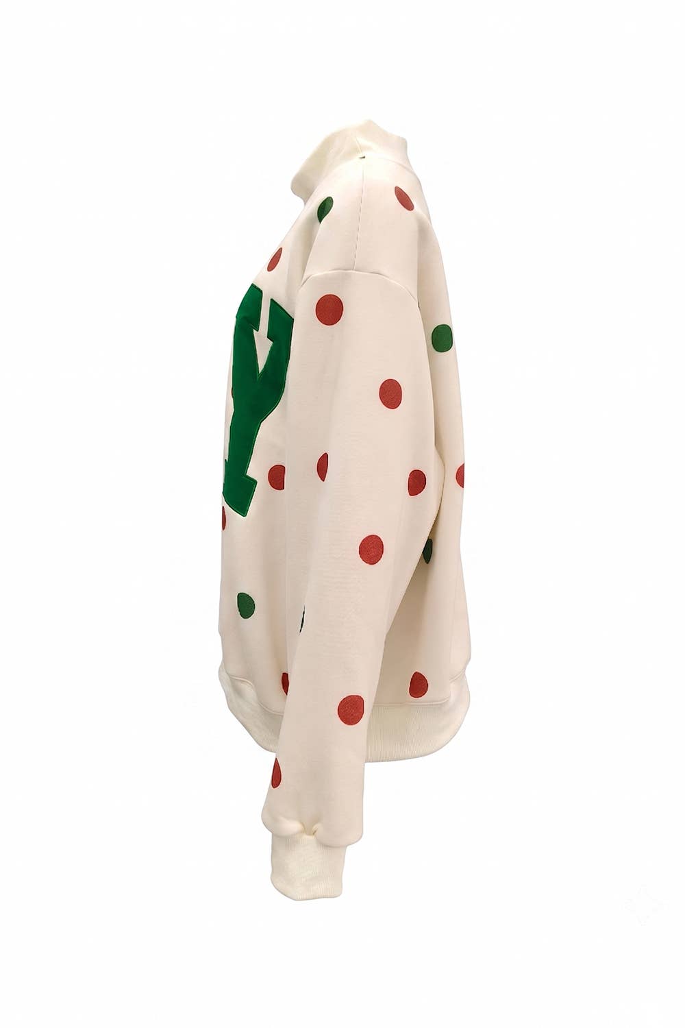 JOY Applique Patch Polka-Dot Sweatshirt: S/M OR L/XL (PRESALE SHIPS EARLY SEPTEMBER!)