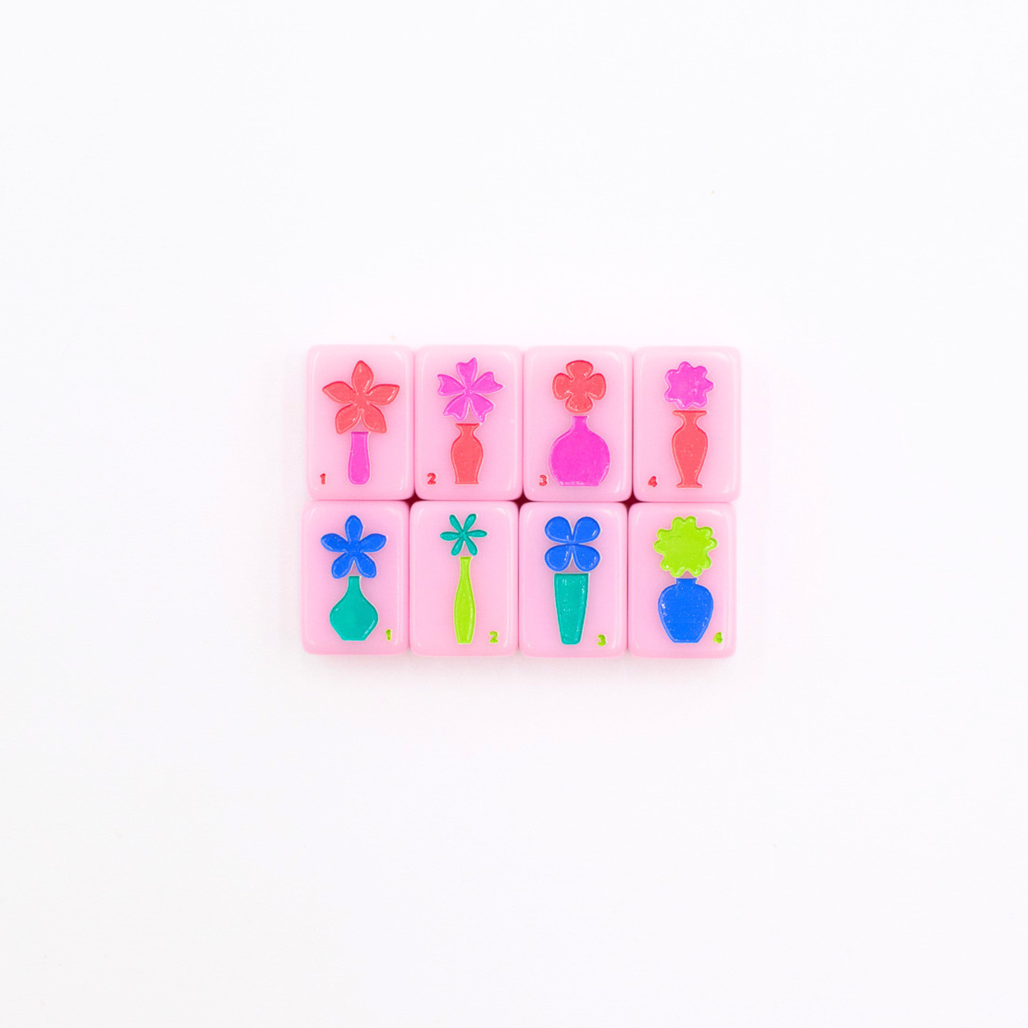 My Fair Mahjong MINI TRAVEL MAHJONG  |  Mini Anywhere Series  |  Pink  CLEARANCE - MUST GO!!!