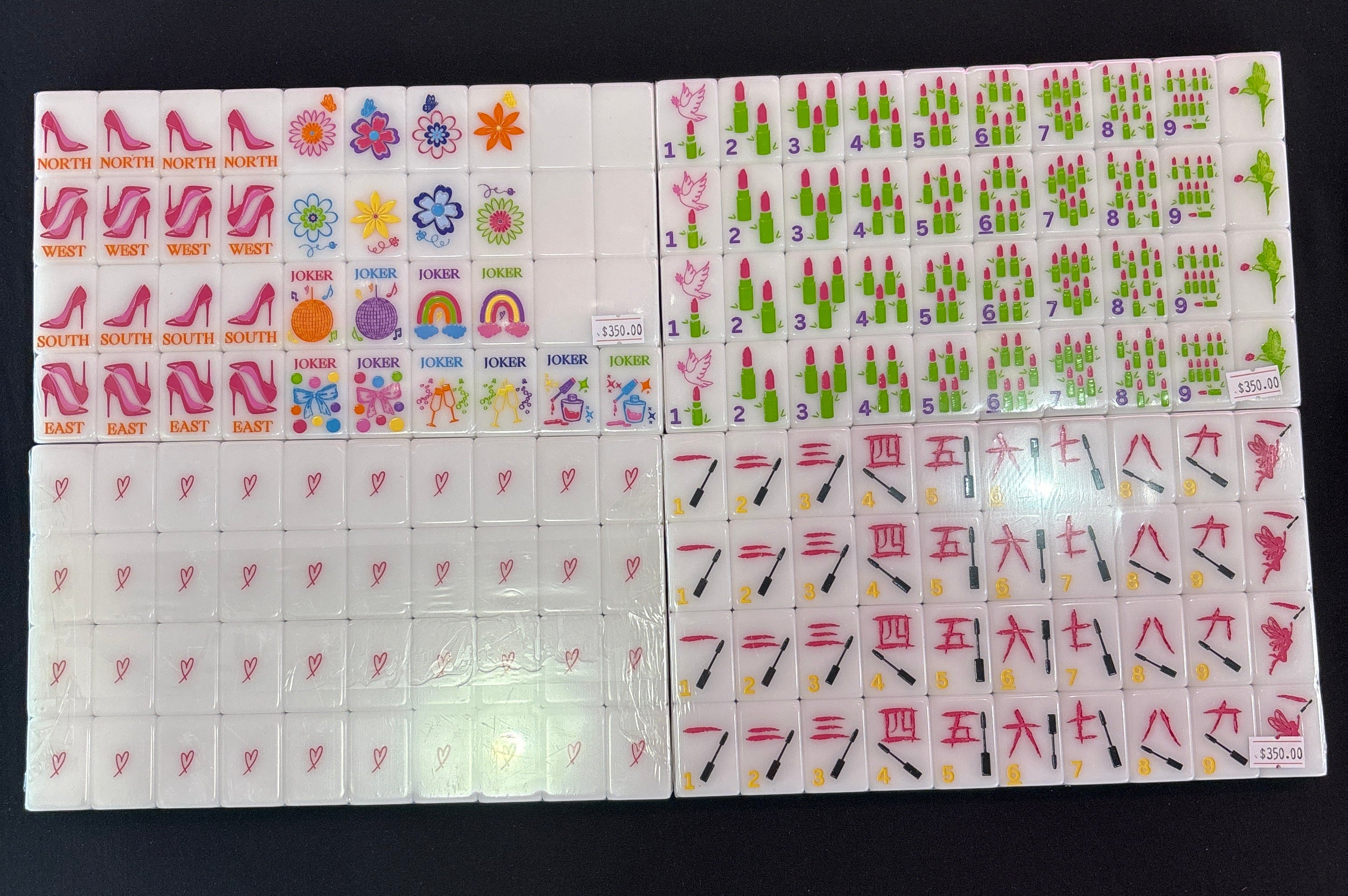 A Beautiful Line- Girly Mahjong Tiles