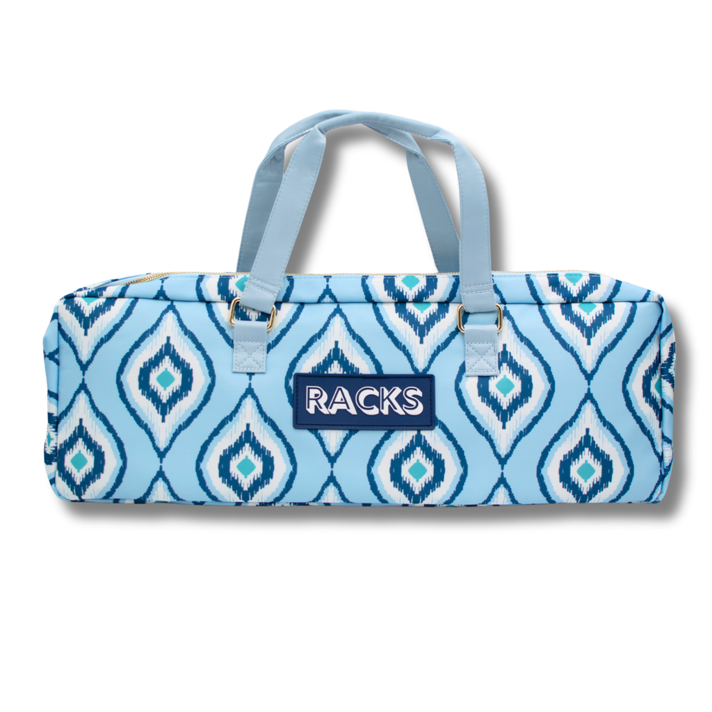 My Fair Mahjong Mahjong Rack Bag  |  Fits 20" Racks: Arrows- Blue Rack Bag