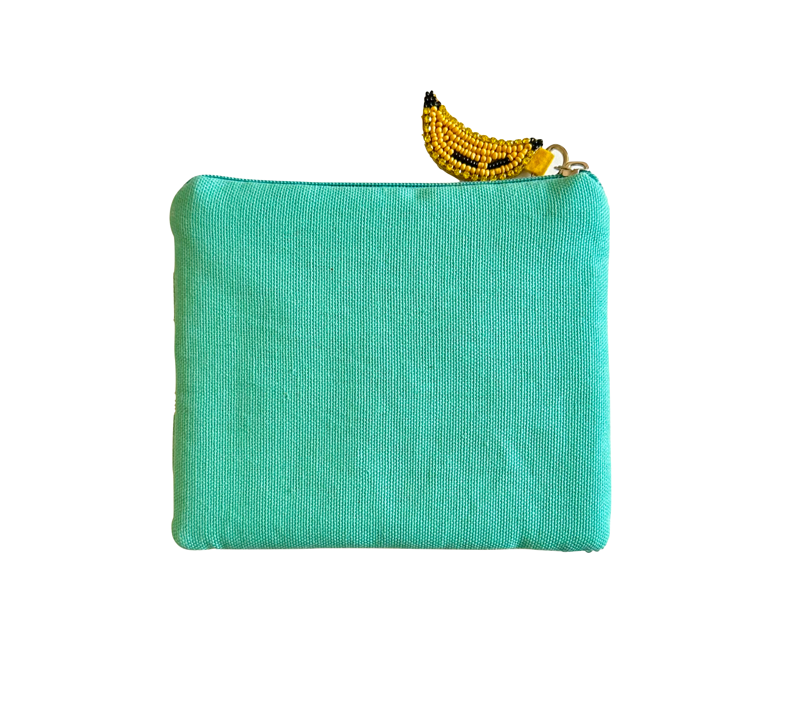 Banana Coin Purse, Fruit Beaded Bag, Floral Bag