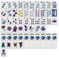 Mahjong Sisterhood Tri Sigma Bid Day Bundle- Mahjong Tiles, Mat, and Shufflers