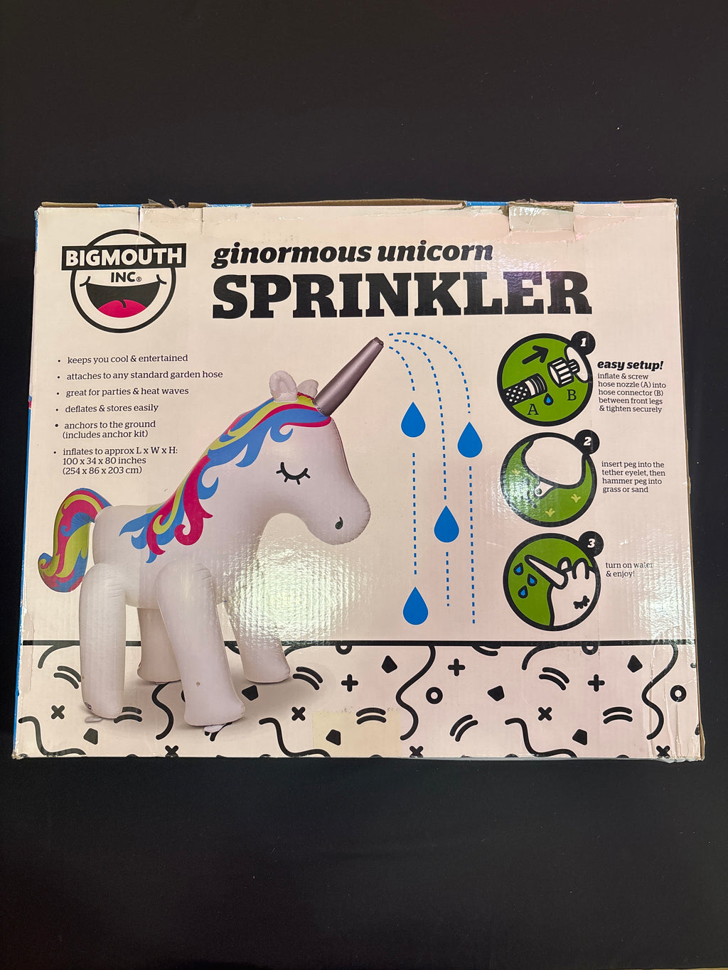 Ginormous Unicorn Sprinkler