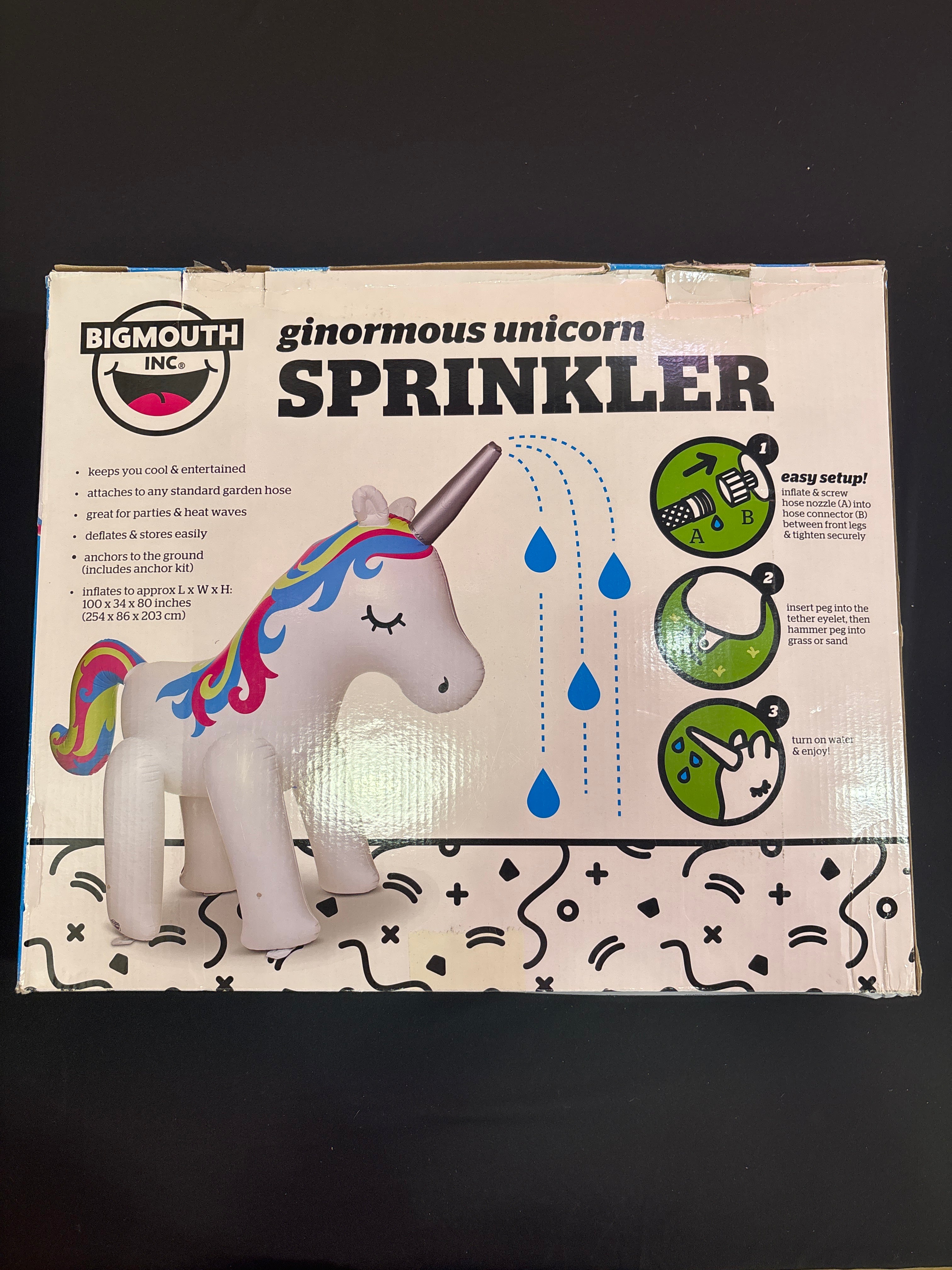 Ginormous Unicorn Sprinkler