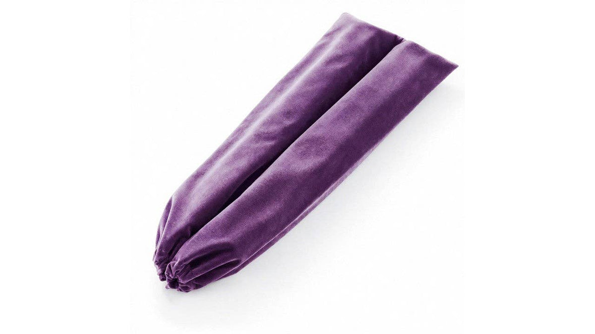 Rack Bag for Racks and Pushers, Velvet, 2 Compartments Fits 4 Racks up to 20": Purple