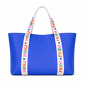 Mahjong Tote Bag Mahjong Tile Bag Leather | Blue *NEW*