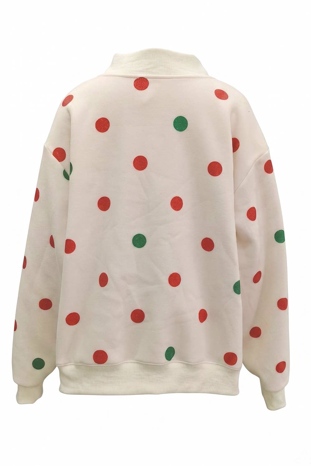 JOY Applique Patch Polka-Dot Sweatshirt: S/M OR L/XL (PRESALE SHIPS EARLY SEPTEMBER!)