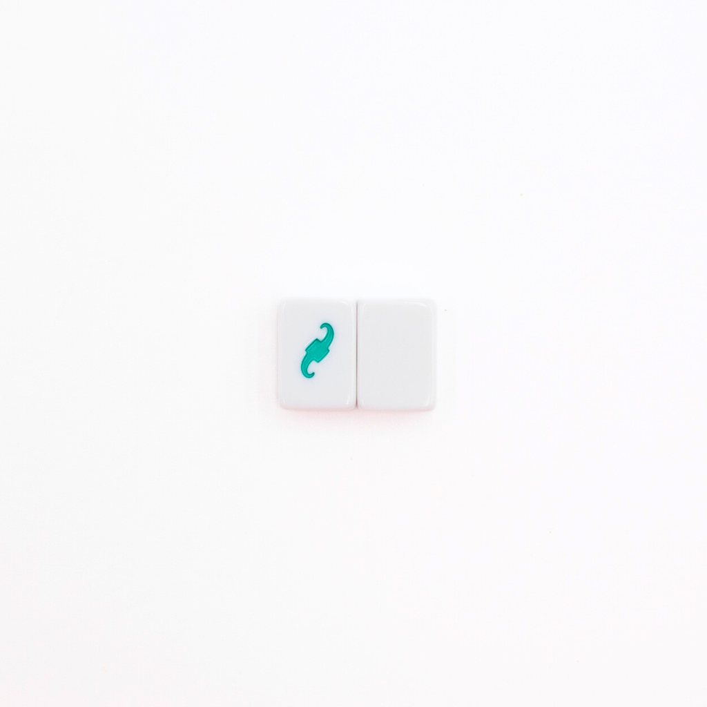 My Fair Mahjong MINI TRAVEL MAHJONG  |  Mini Anywhere Series  |  White CLEARANCE - MUST GO!!!