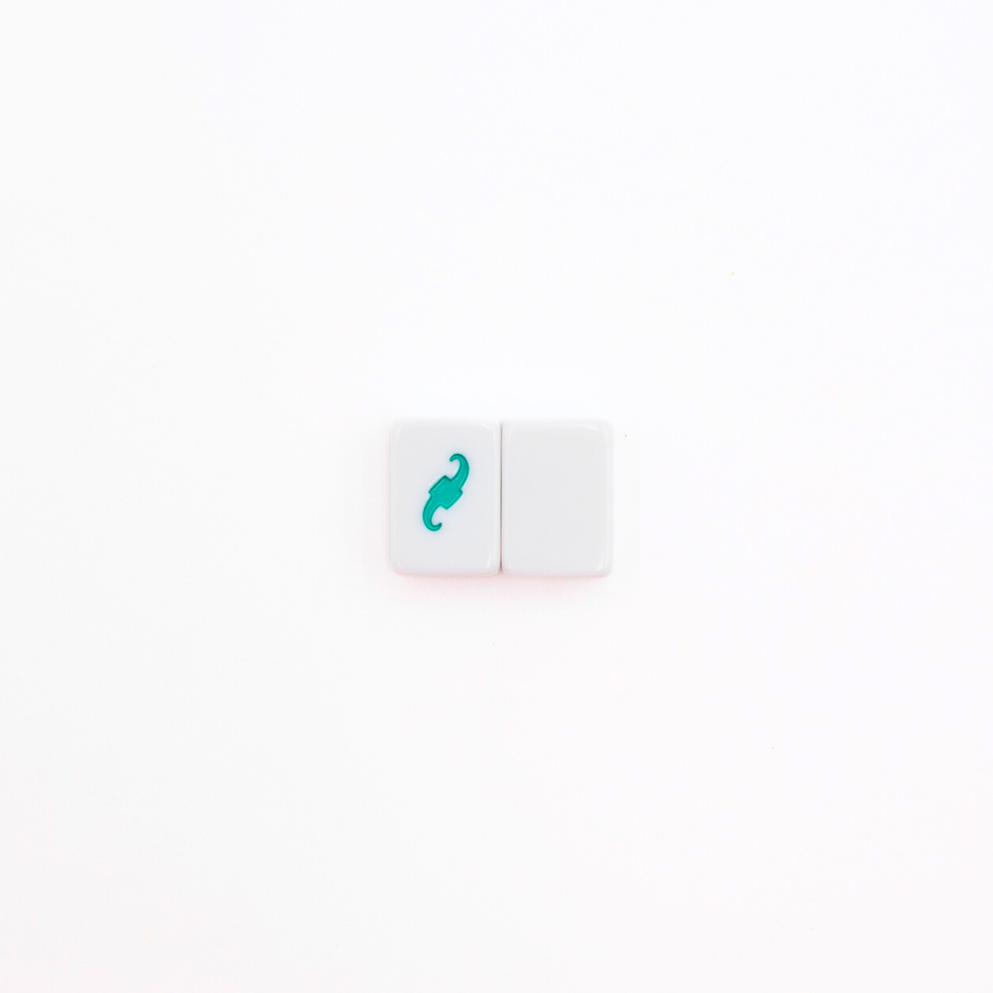 My Fair Mahjong MINI TRAVEL MAHJONG  |  Mini Anywhere Series  |  White CLEARANCE - MUST GO!!!