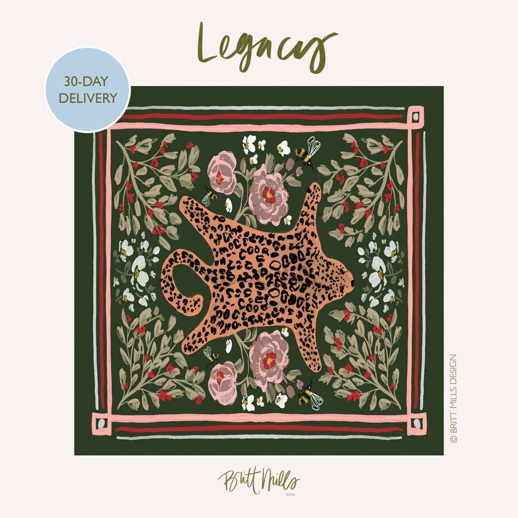 Britt Mills Mahjong Mats (Non-Neoprene): Quinn